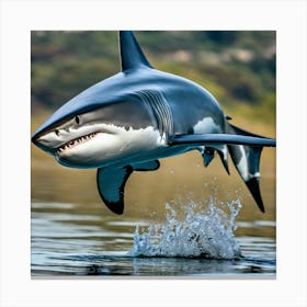 Great White Shark 6 Canvas Print