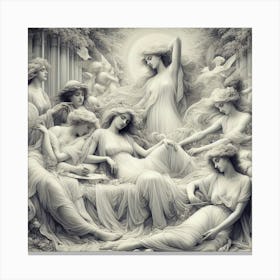 'The Goddesses' Canvas Print