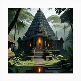 Buddhist Temple Canvas Print