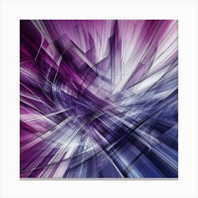 Abstract Purple And Blue Canvas Print