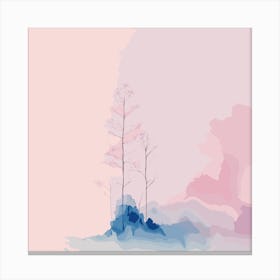 Abstract Watercolor Painting 1 Canvas Print