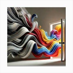 Abstract of Color 1 Canvas Print