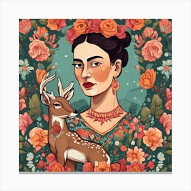 Frida Kahlo 127 Canvas Print