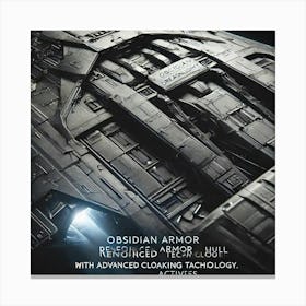 Obsidian Dreadnought Reinforced Armor Hull 1024 Canvas Print