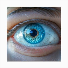 Blue Eye 8 Canvas Print