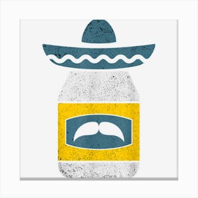 Funny Cinco De Mayo Mayonnaise Lover Sombrero Cute Canvas Print