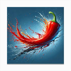 Fiery Dance, A Symphony Of Color And Spice 1 Canvas Print