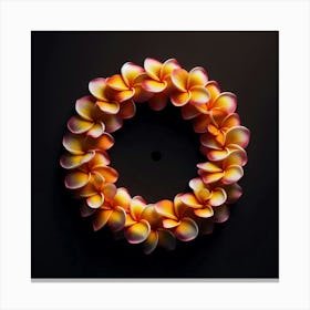 Hawaiian Flower Wreath 1 Canvas Print