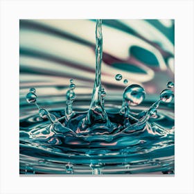 Water Drop Canvas Print