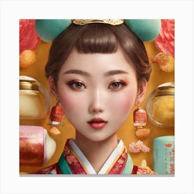 Chinese Beauty Canvas Print