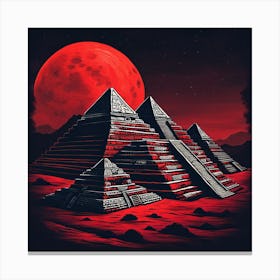 Pyramids Of Giza Canvas Print