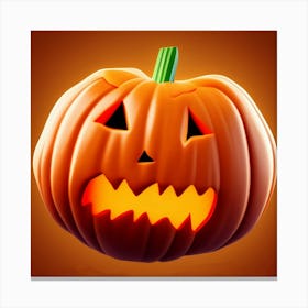 Halloween Pumpkin Canvas Print