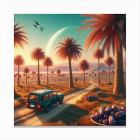 Desert Landscape Canvas Print