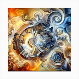  Time & Transformation in Motion Canvas Print
