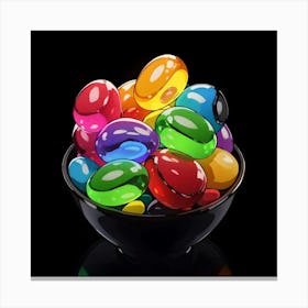 The Black Bowl Canvas Print