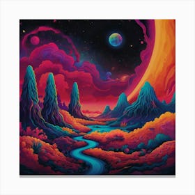 Psychedelic Journey Canvas Print