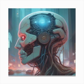 Futuristic Art 9 Canvas Print