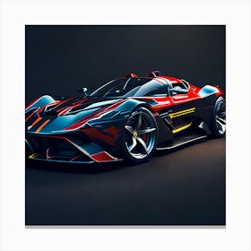 Supercar concept Canvas Print