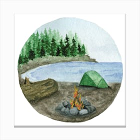 Campfire Canvas Print