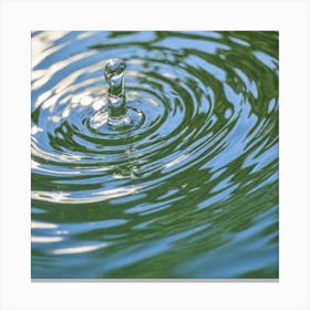 Water Drop 5 Canvas Print
