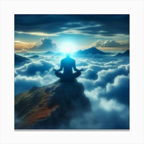 Meditation Stock Videos & Royalty-Free Footage 1 Canvas Print