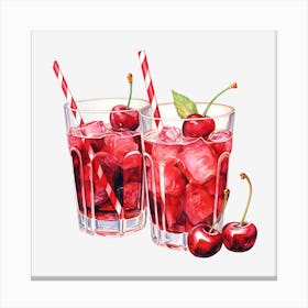 Cherry Martini 3 Canvas Print