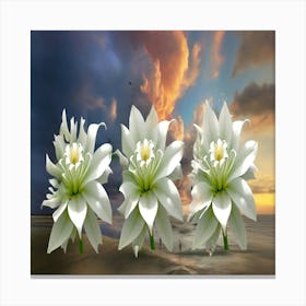 Les Fleur Canvas Print