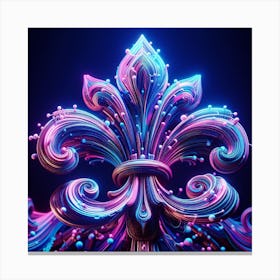 Heraldic Lily 1 Canvas Print