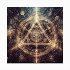 Occult Symbol 2 Canvas Print