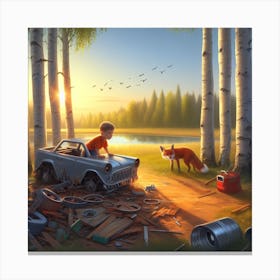 Im Wald Canvas Print