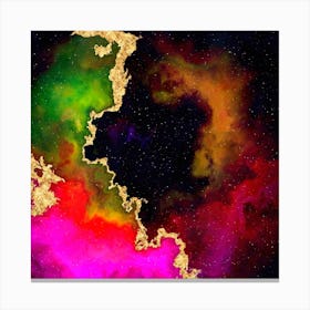 100 Nebulas in Space with Stars Abstract n.050 Canvas Print