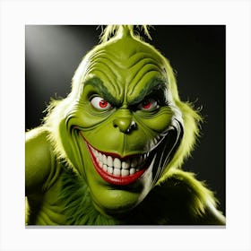 Grinch Canvas Print