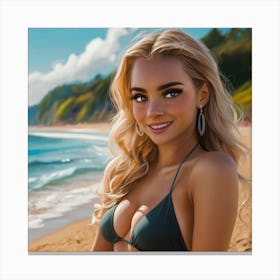 Sexy Blonde 2 Canvas Print