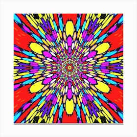 Abstract Psychedelic Art 4 Canvas Print