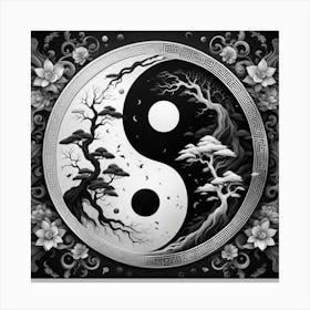 Yin Yang 2 Canvas Print