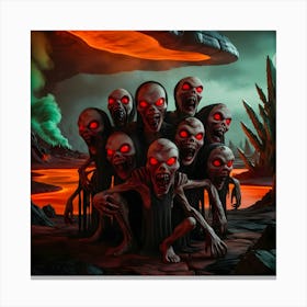 Devils And Demons   Canvas Print