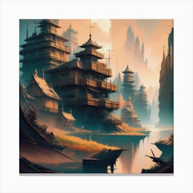 Urban Skylines Canvas Print