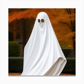 Ghost Statue 1 Canvas Print