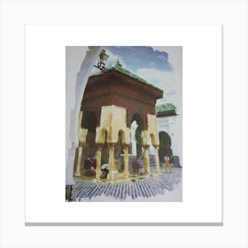 Islamic Mosque In Morocco Canvas Print