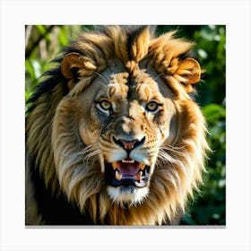 Lion photo Canvas Print