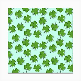 Shamrocks Canvas Print