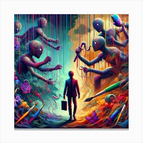 painter Canvas Print