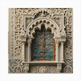 Window Of A Mosque Canvas Print