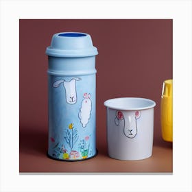 Mug And Cup Set Canvas Print