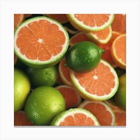 Oranges And Limes Canvas Print