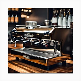 Espresso Machine Canvas Print