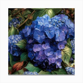 Hydrangeas Art 1 Canvas Print