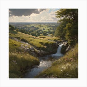 Valley Stream 3 Canvas Print