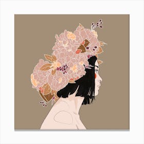 Flowercrown Canvas Print