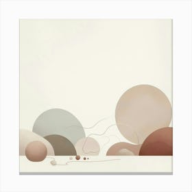 Abstract Spheres Canvas Print